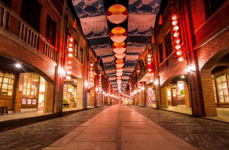 晚上的傳藝街景 晚上的傳藝街景